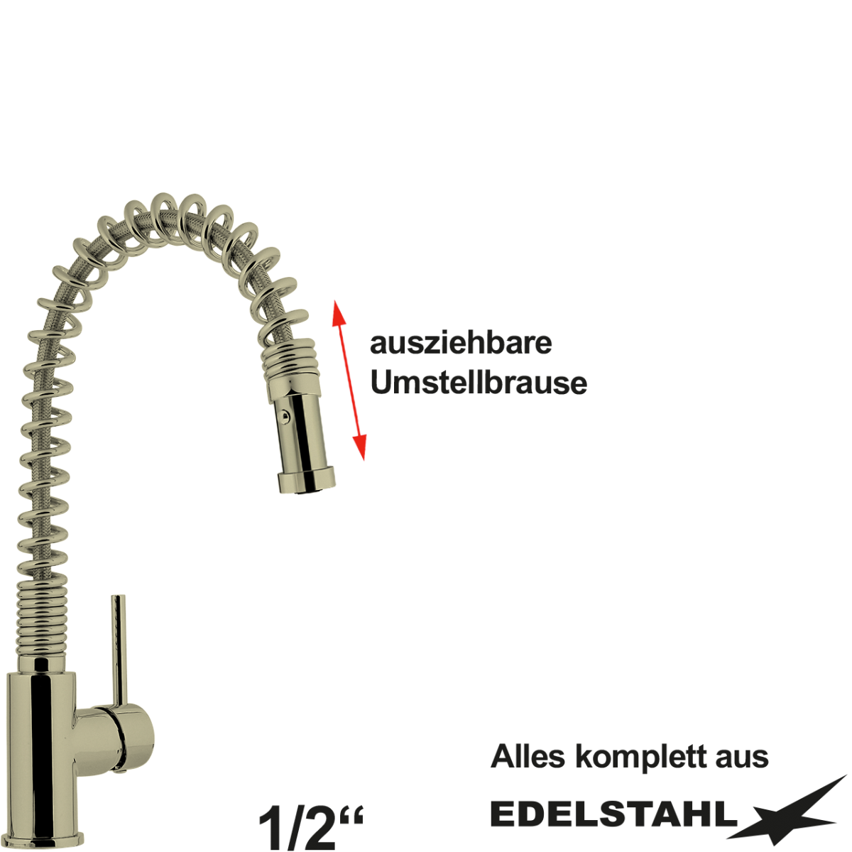luis Waschküchenbrause 1/2"