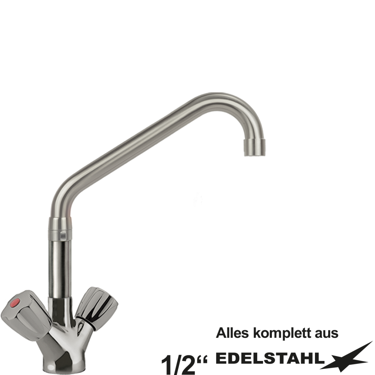 classic Einlochbatterie 1/2"