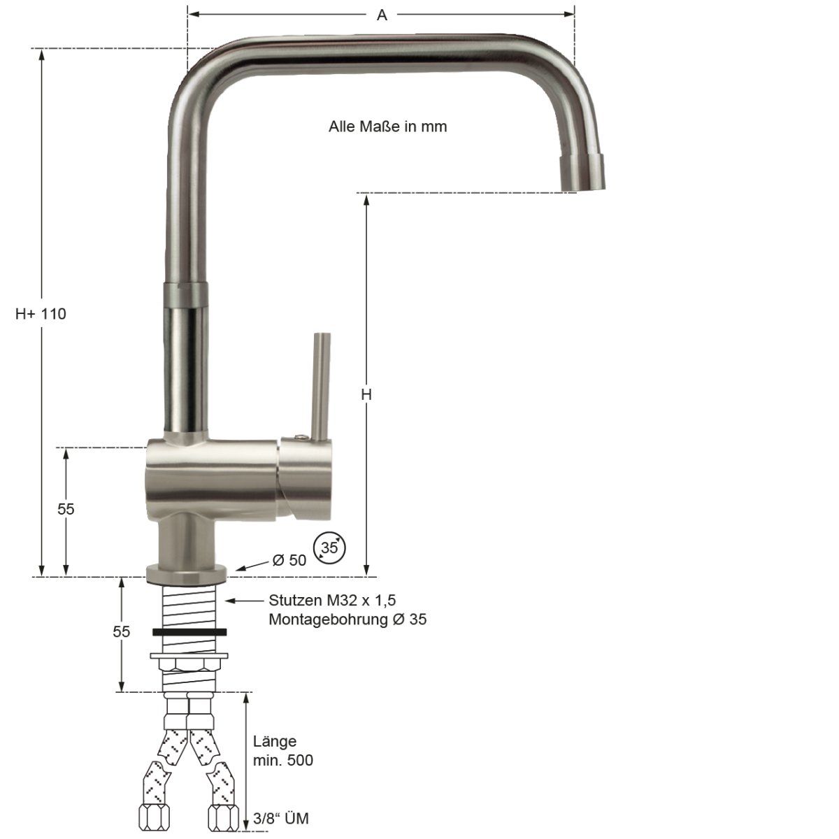 mixtar Einlochbatterie 1/2" Staffelpreise – Bild 3
