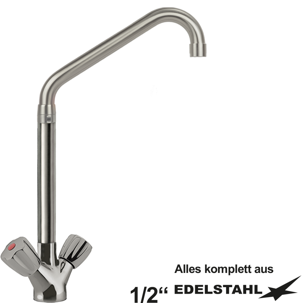 classic Einlochbatterie 1/2"