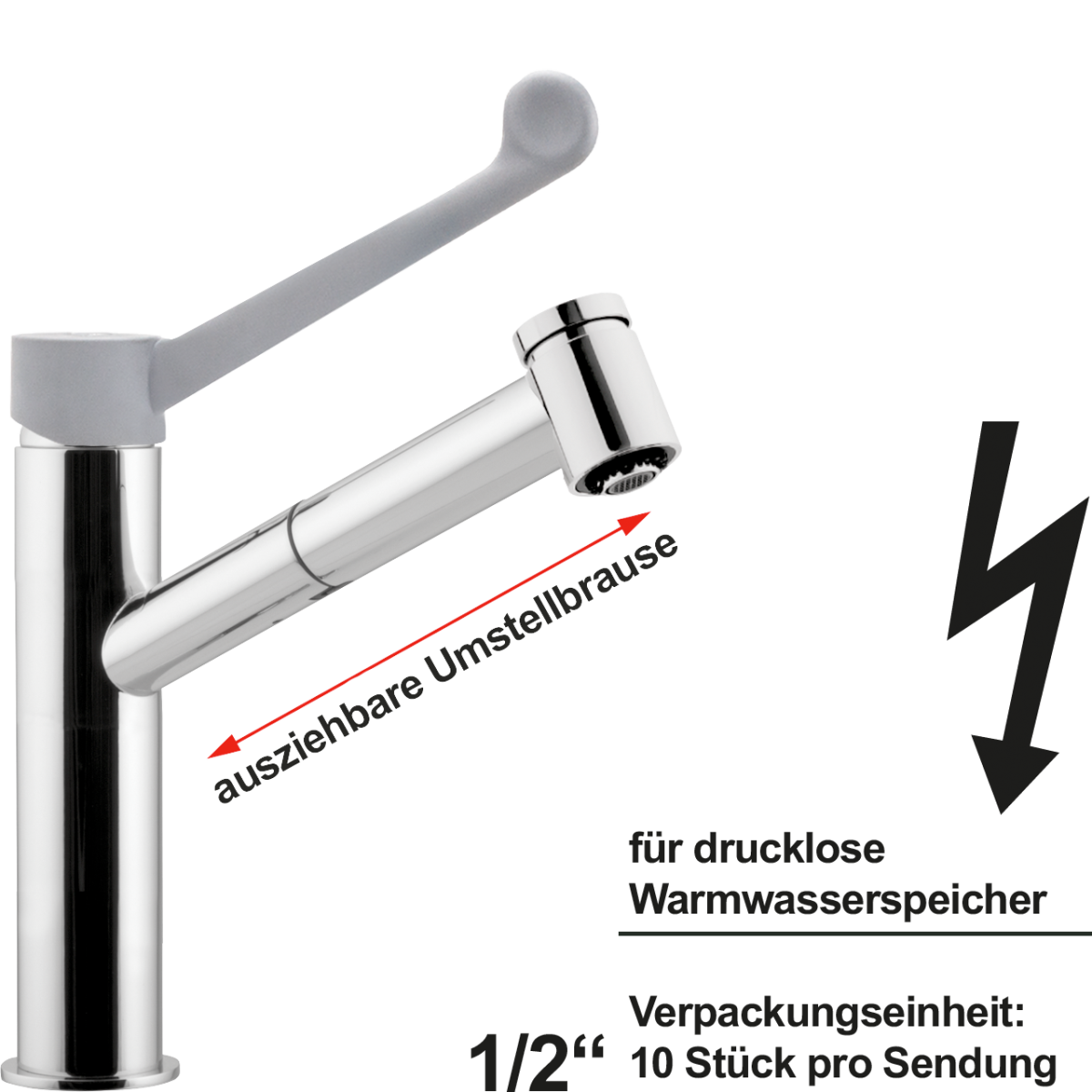 uno Spültischbatterie 1/2" ND Staffelpreise