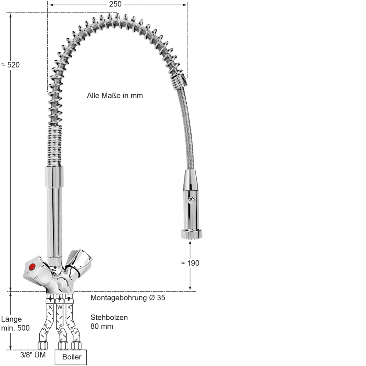 verio Waschküchenbrause 1/2" ND – Bild 2