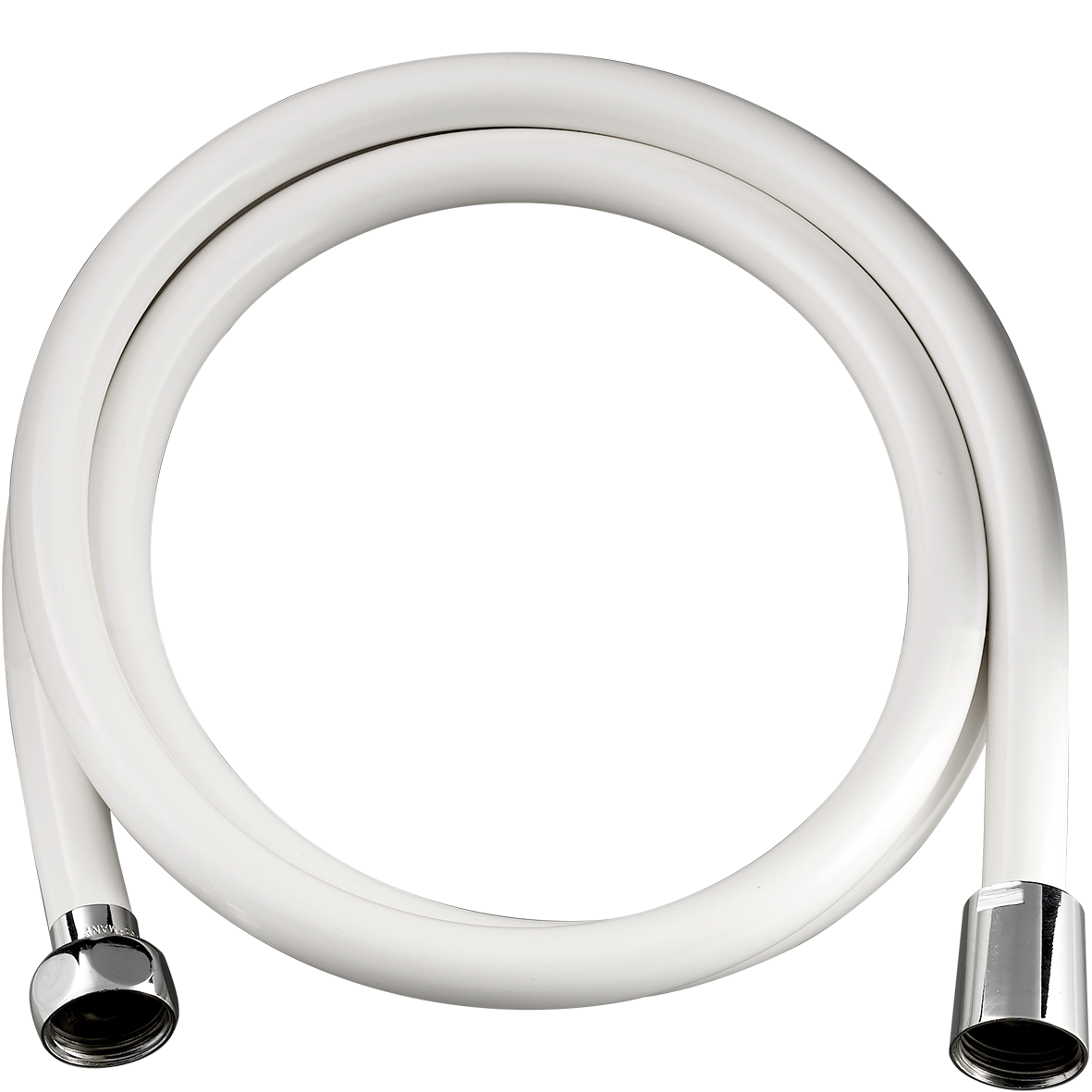 Kunststoff-Schlauch L 1500 mm Ausführung glatt-weiss 1/2" Überwurfmutter x 1/2" Konus