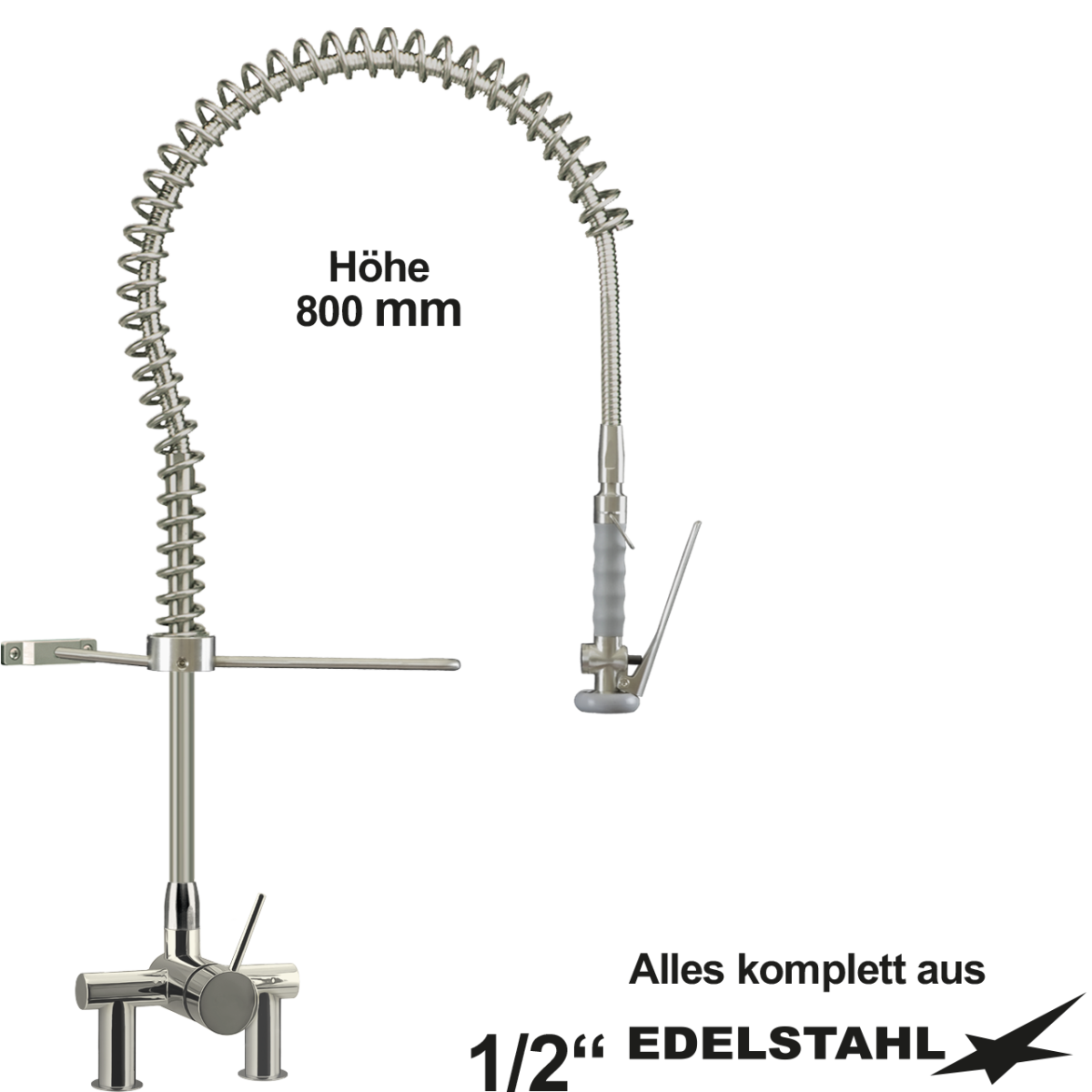 topfree Geschirrspülbrause 1/2"