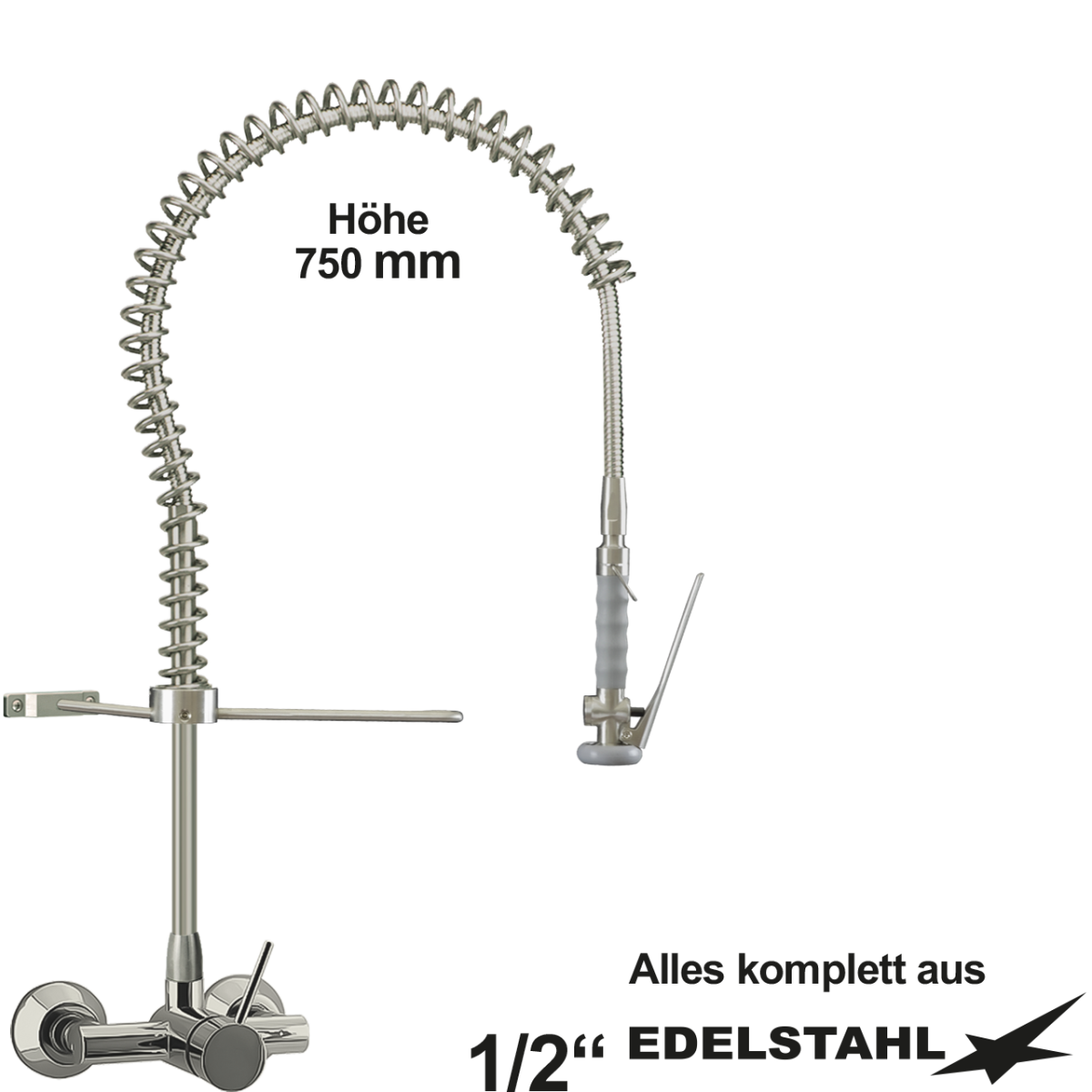 topfree Geschirrspülbrause 1/2"