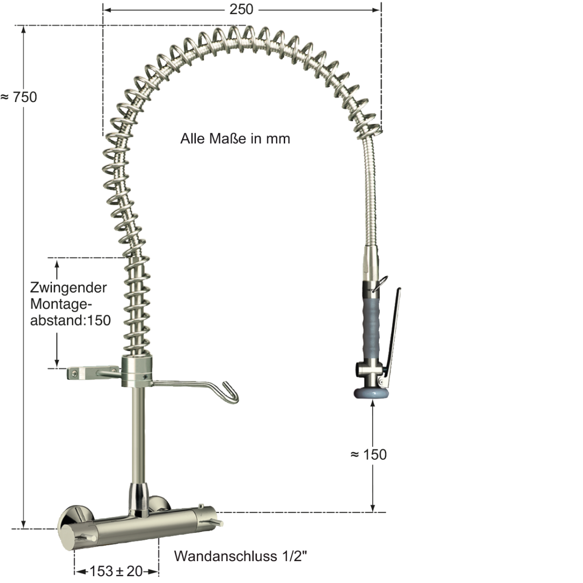 topmex Geschirrspülbrause 1/2" – Bild 2