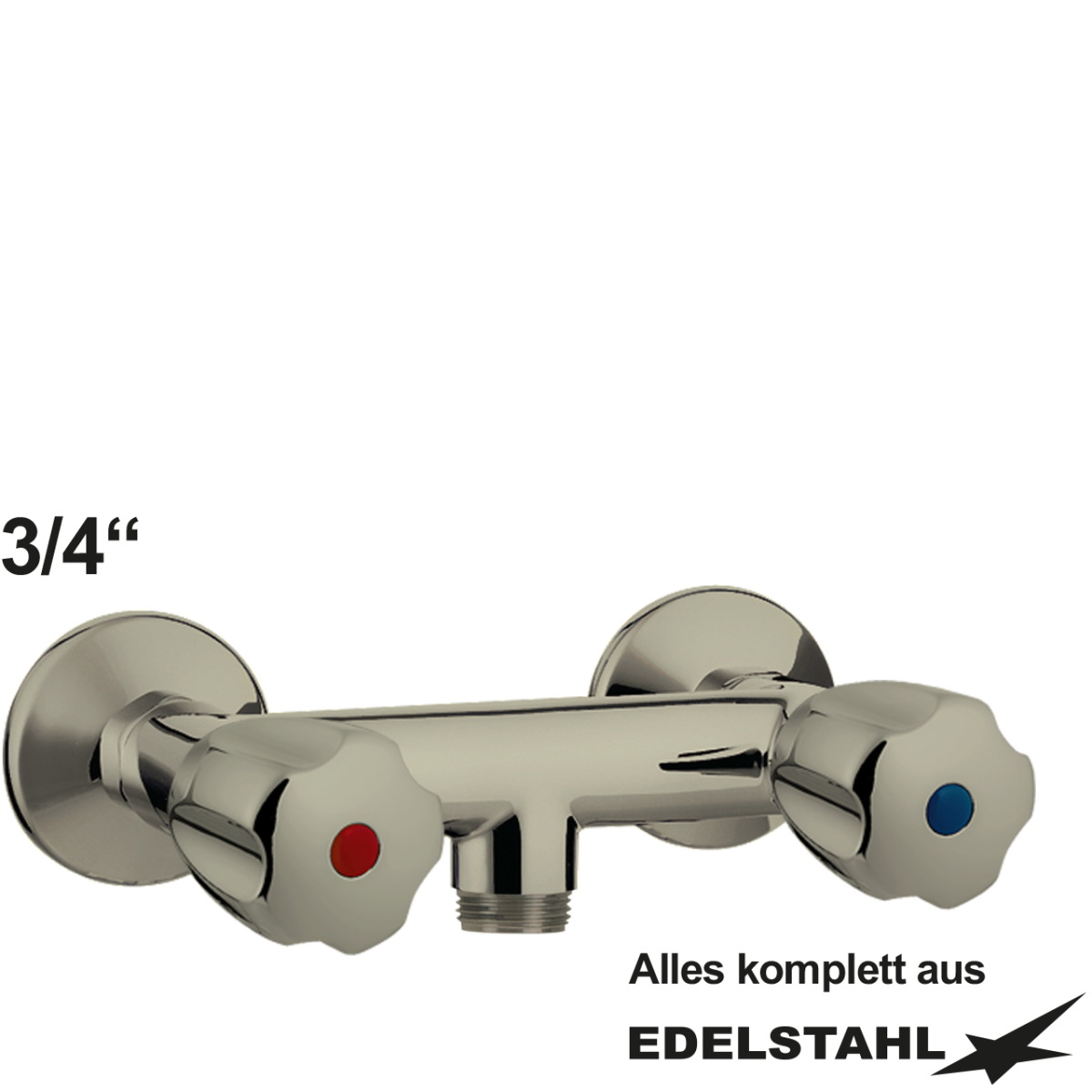 classic Wandbatterie 3/4"