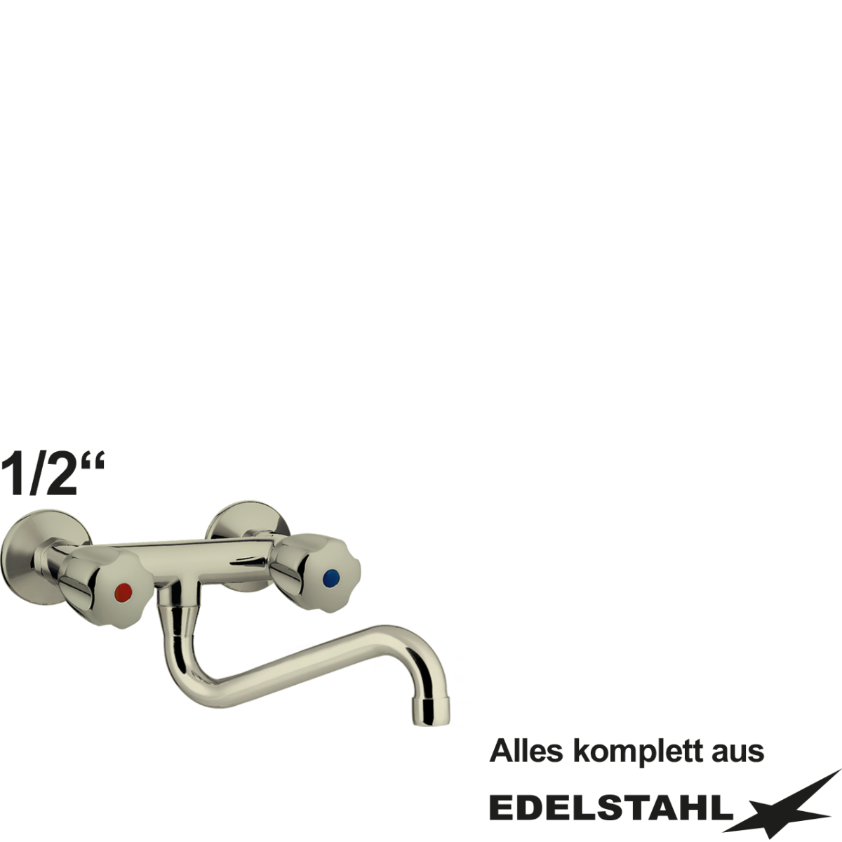 classic Wandbatterie 1/2"