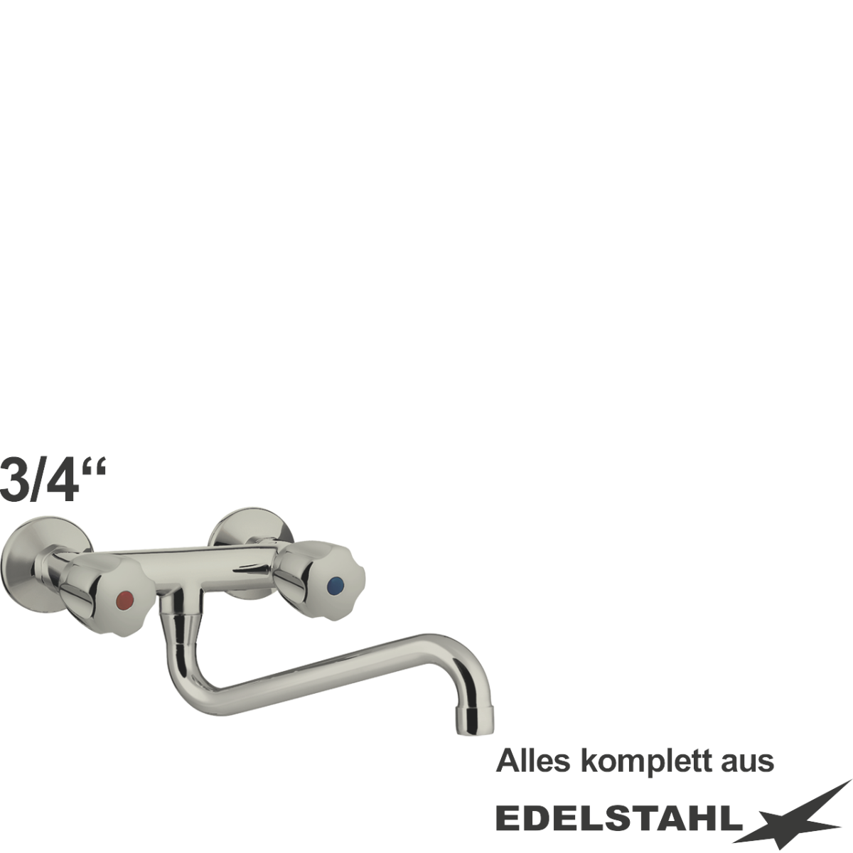 classic Wandbatterie 3/4"