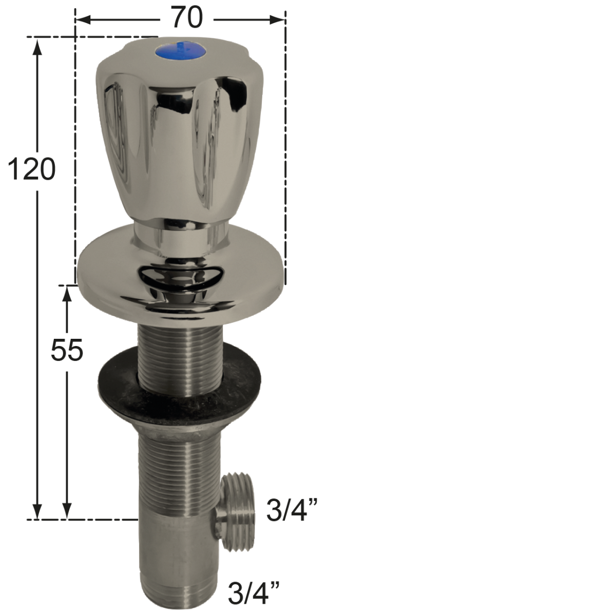 lexa Geräteabsperrventil 3/4" x 3/4" – Bild 2