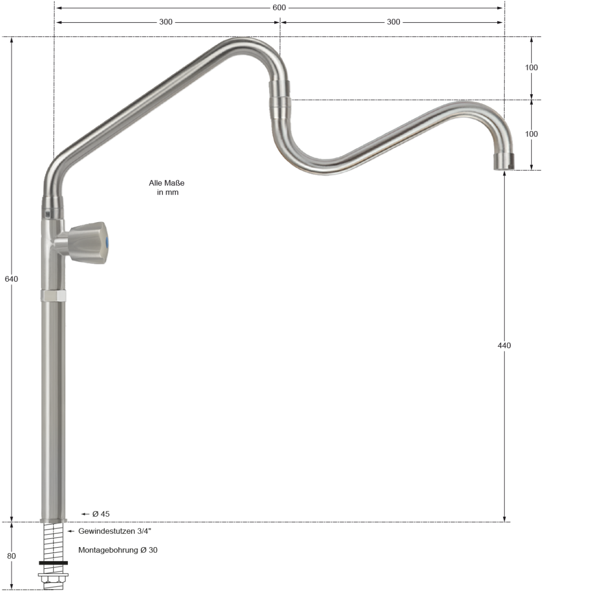 clarix Säulenventil 3/4" – Bild 2