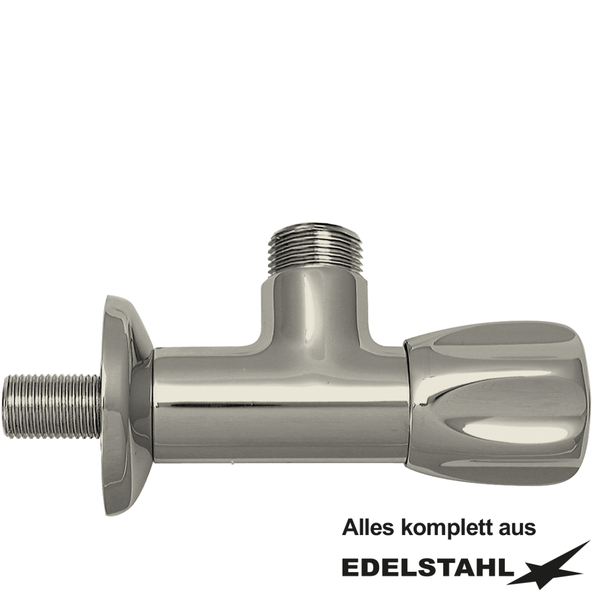 Eckventil 3/4" x 3/4" aus Edelstahl Staffelpreise
