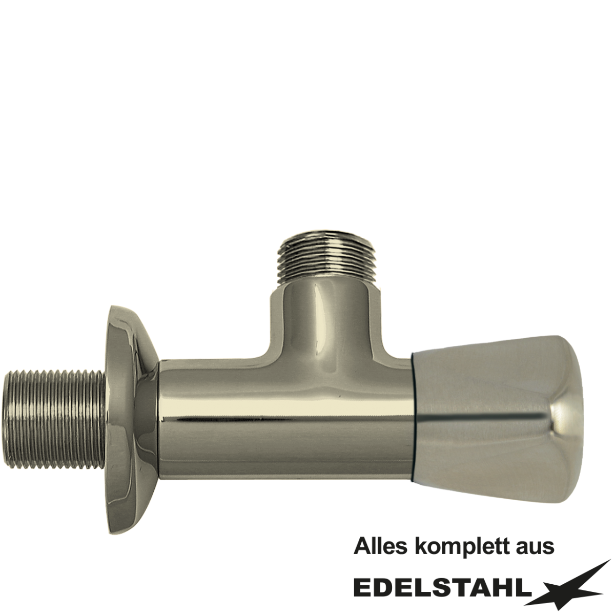 Eckventil 3/4" x 3/4" aus Edelstahl