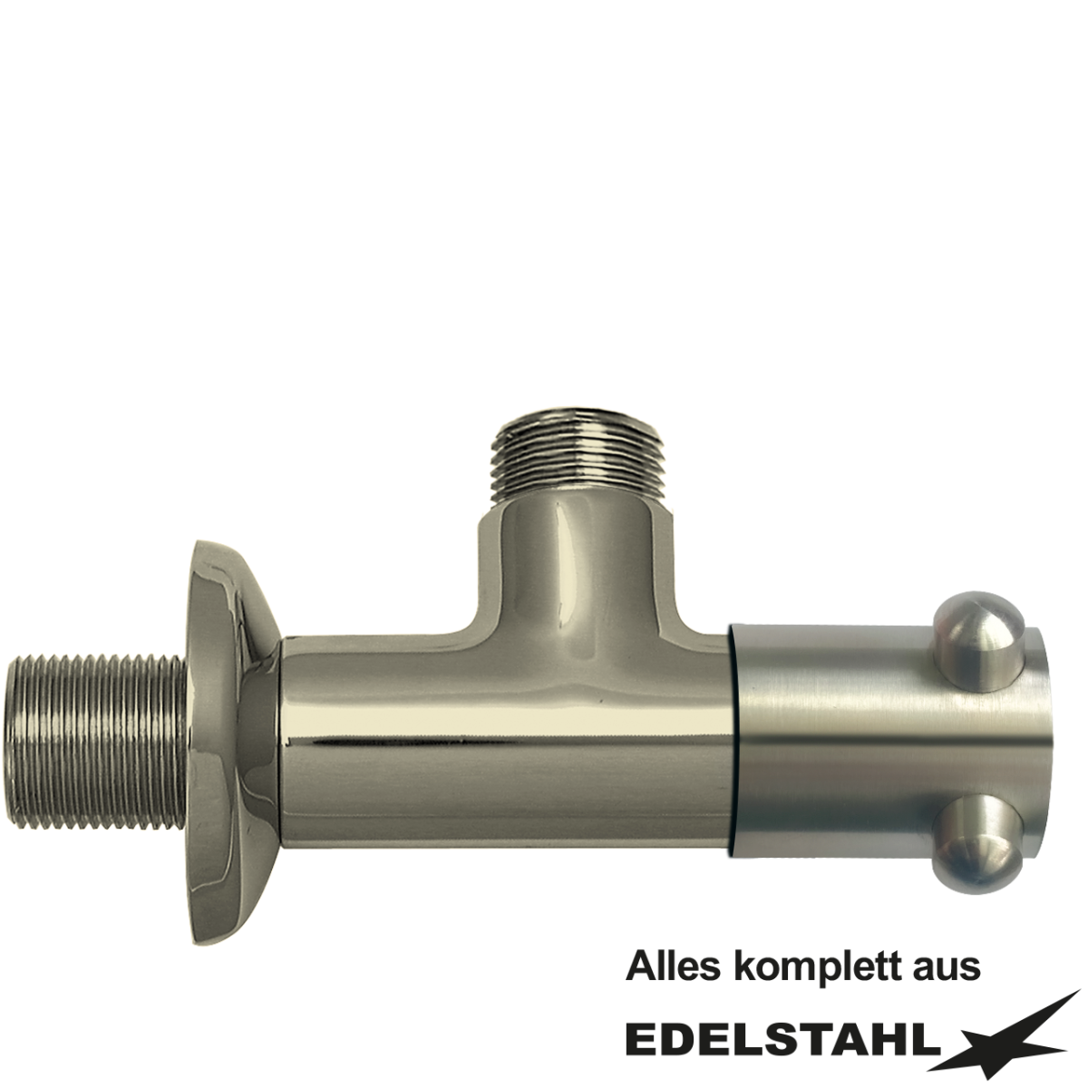 Eckventil 3/4" x 3/4" aus Edelstahl