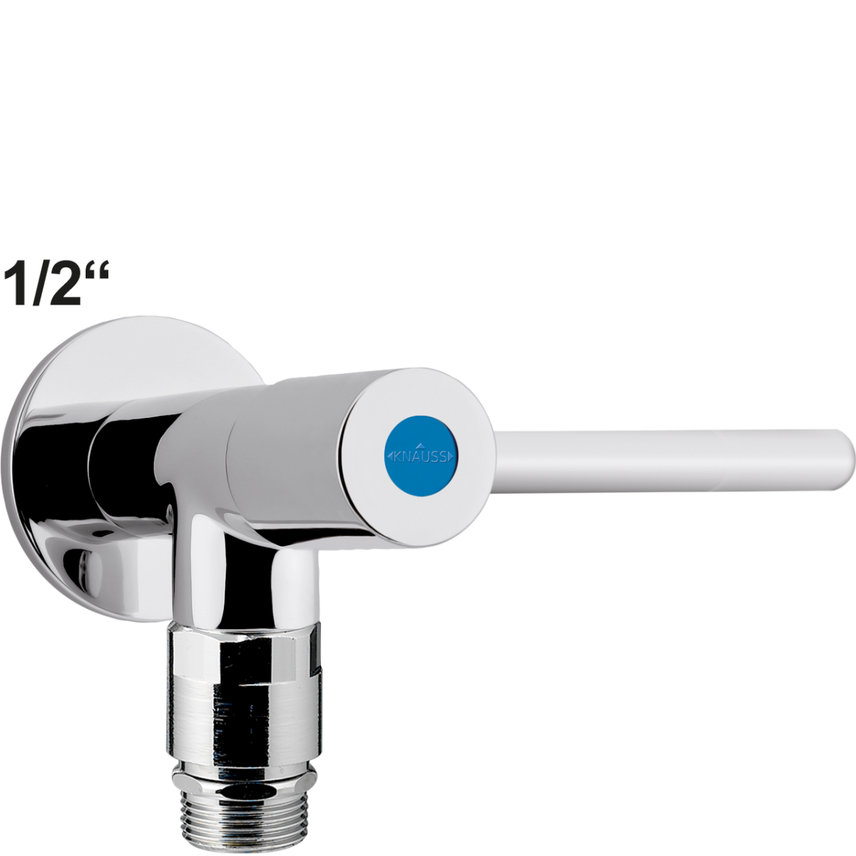 silver Wandventil 1/2"