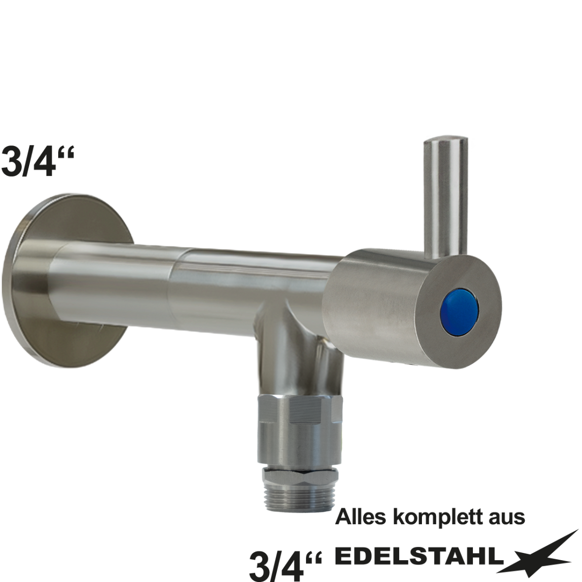 clamix Wandventil 3/4"