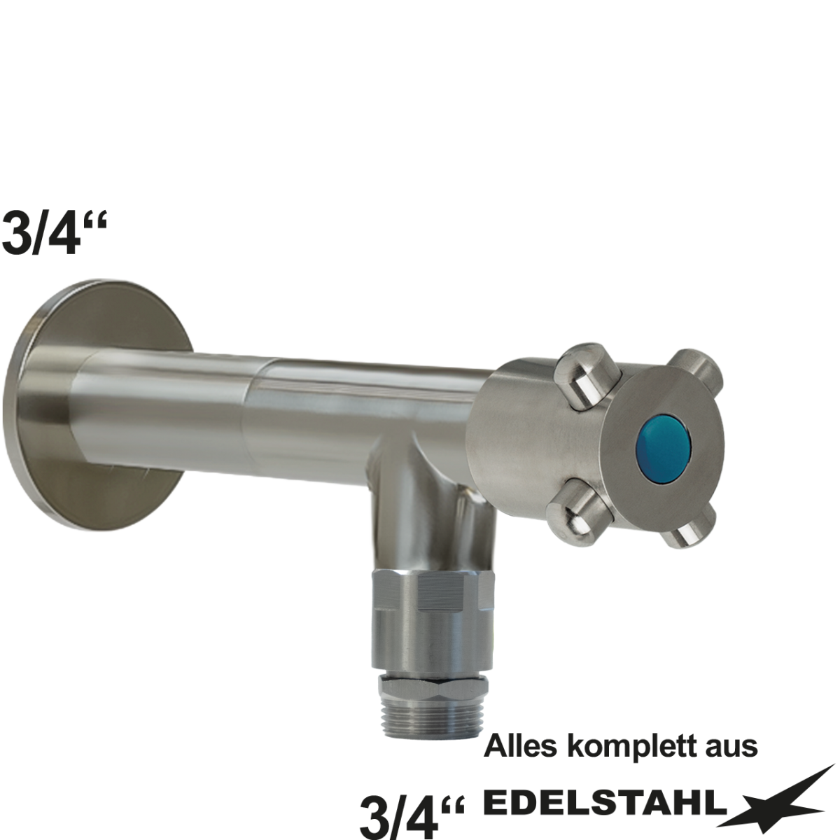 clasix Wandventil 3/4"