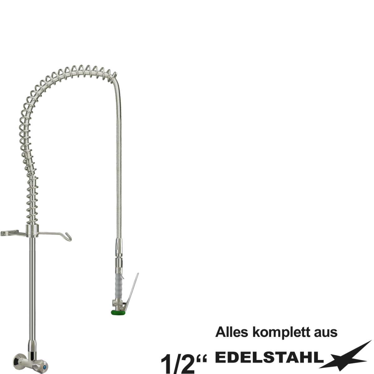 meditop VE-Wasser Brausegarnitur Wandventil 1/2"