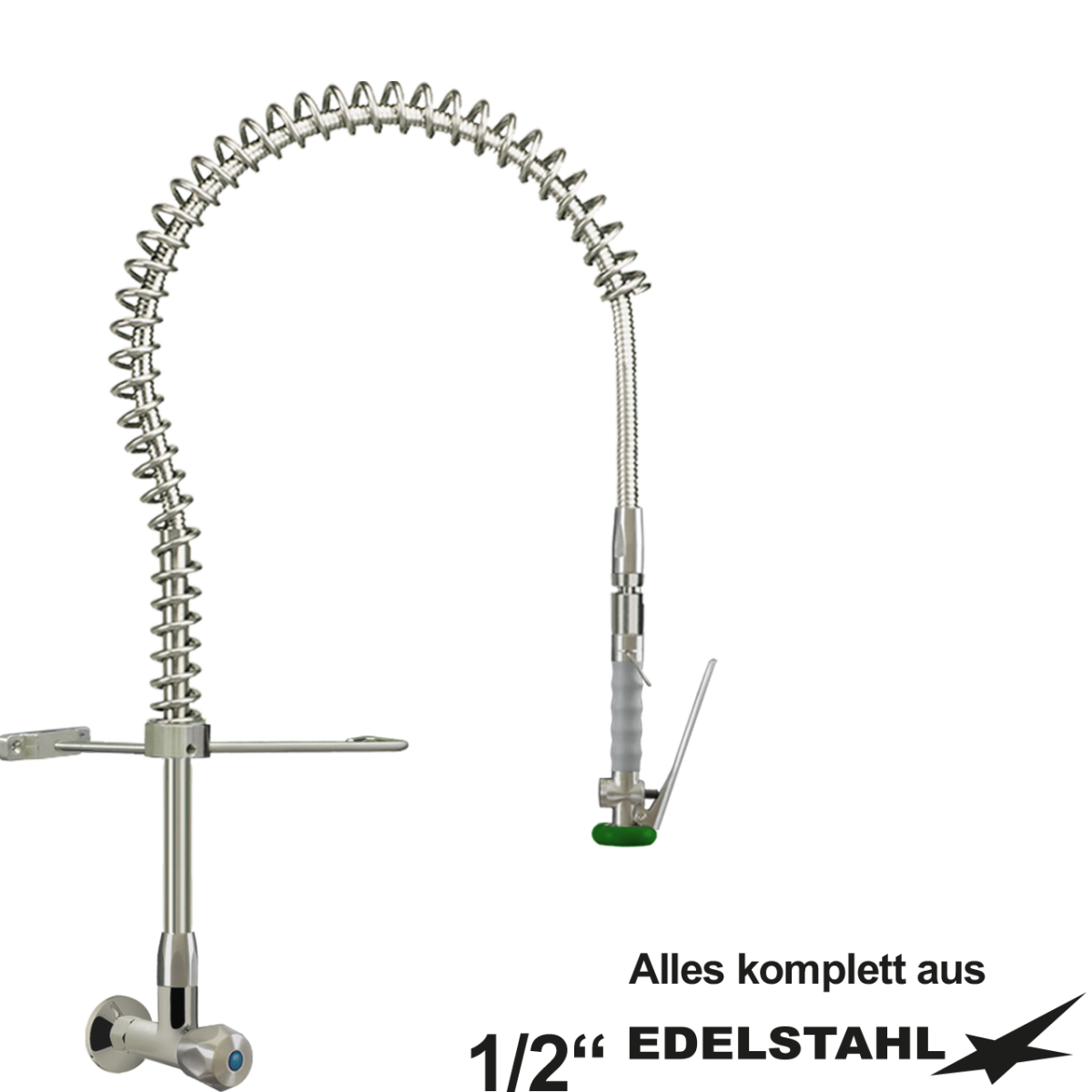 meditop VE-Wasser Brausegarnitur Wandventil 1/2"