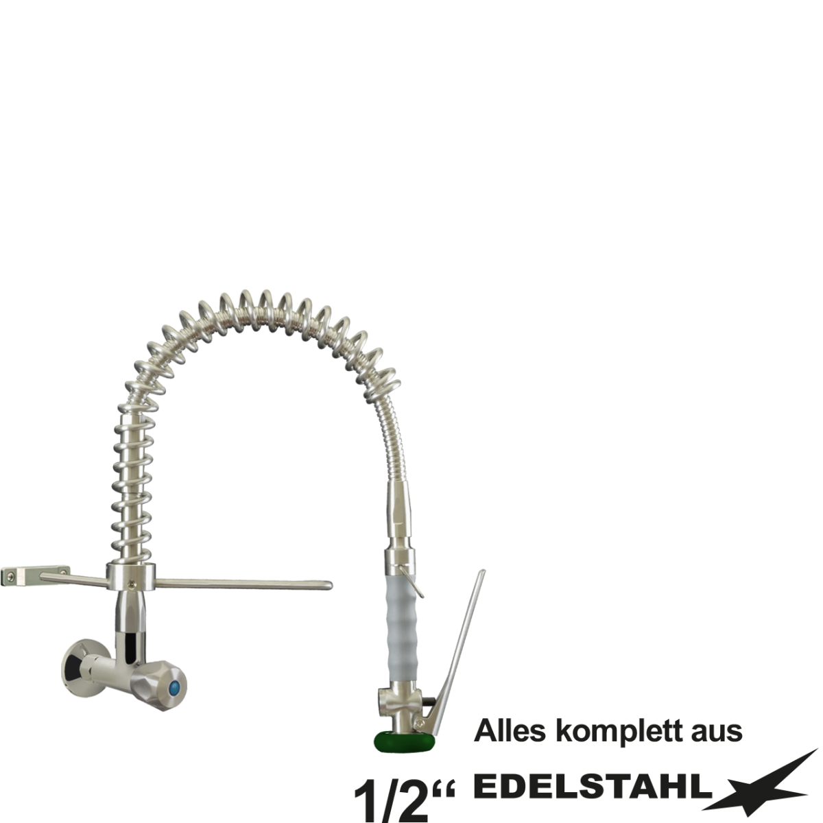 meditop VE-Wasser Brausegarnitur Wandventil 1/2"