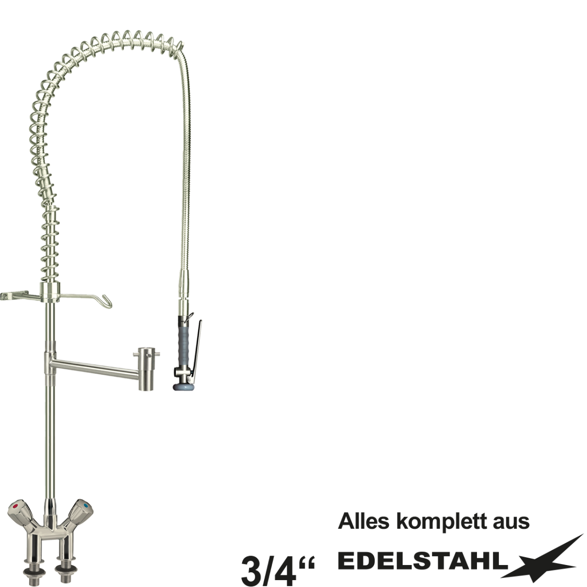 narrow Vorspülbrause 3/4"