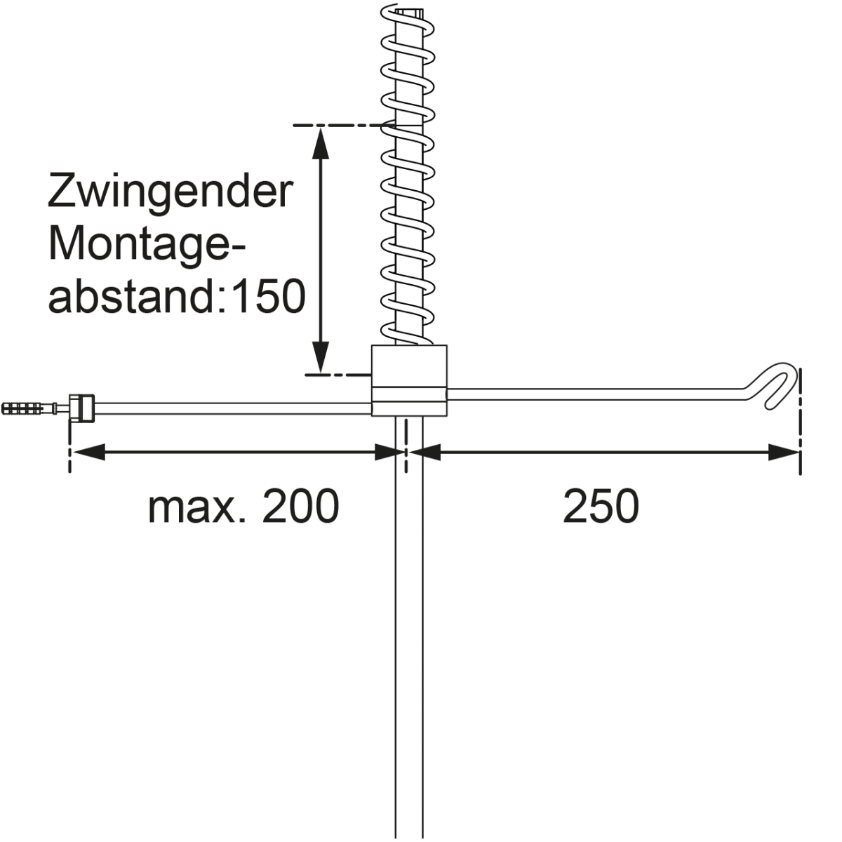 gastro Geschirrspülbrause-Aufbau-K mit Auslauf – Bild 3