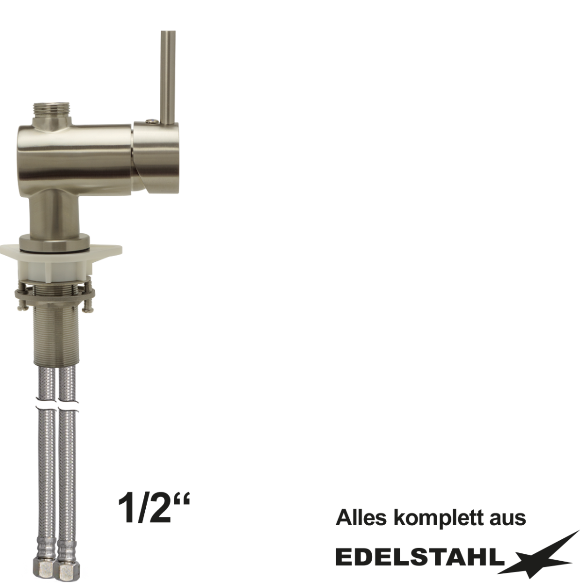 xaria Einlochbatterie für Brauseschlauch 3/4"