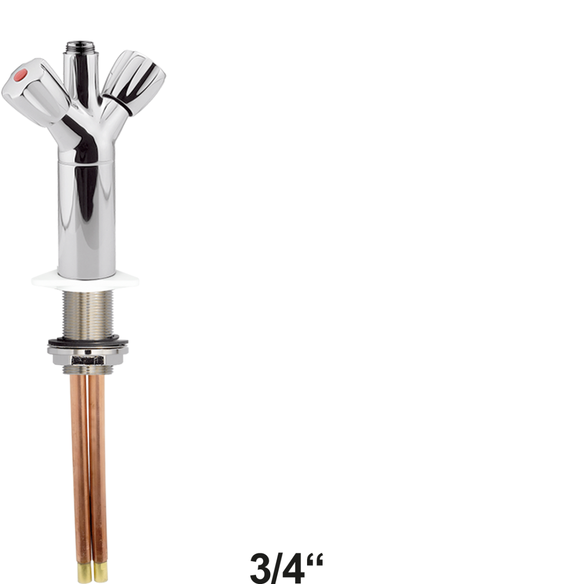 100er-Säulen-ELB-Körper 1 1/4" Stutzen 3/4" MC