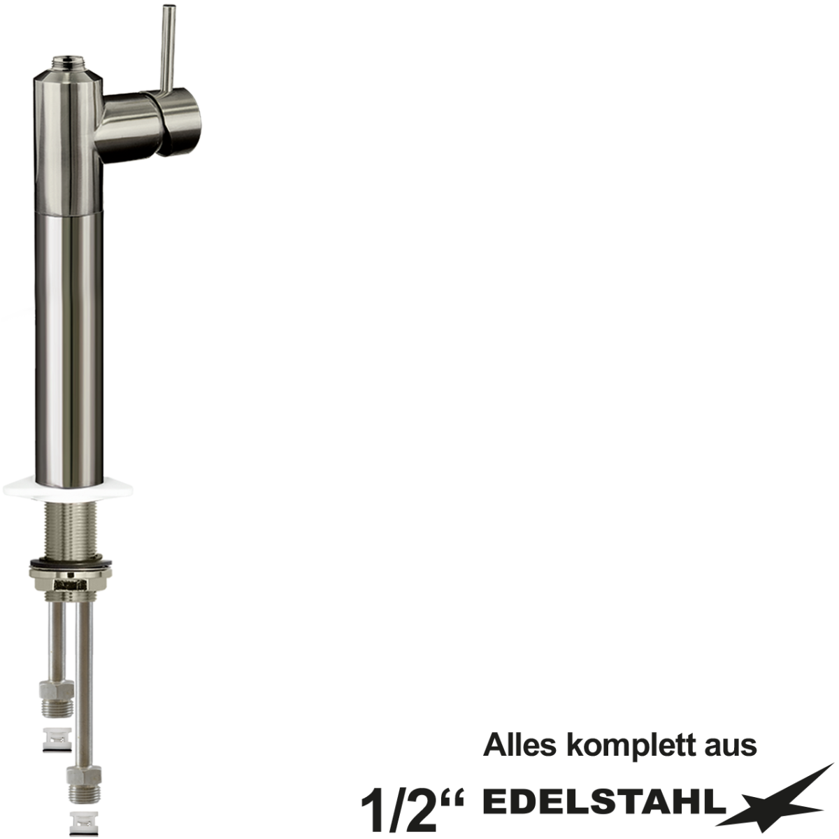200er-Säulen-ELB-Körper 1" Stutzen 1/2" VA