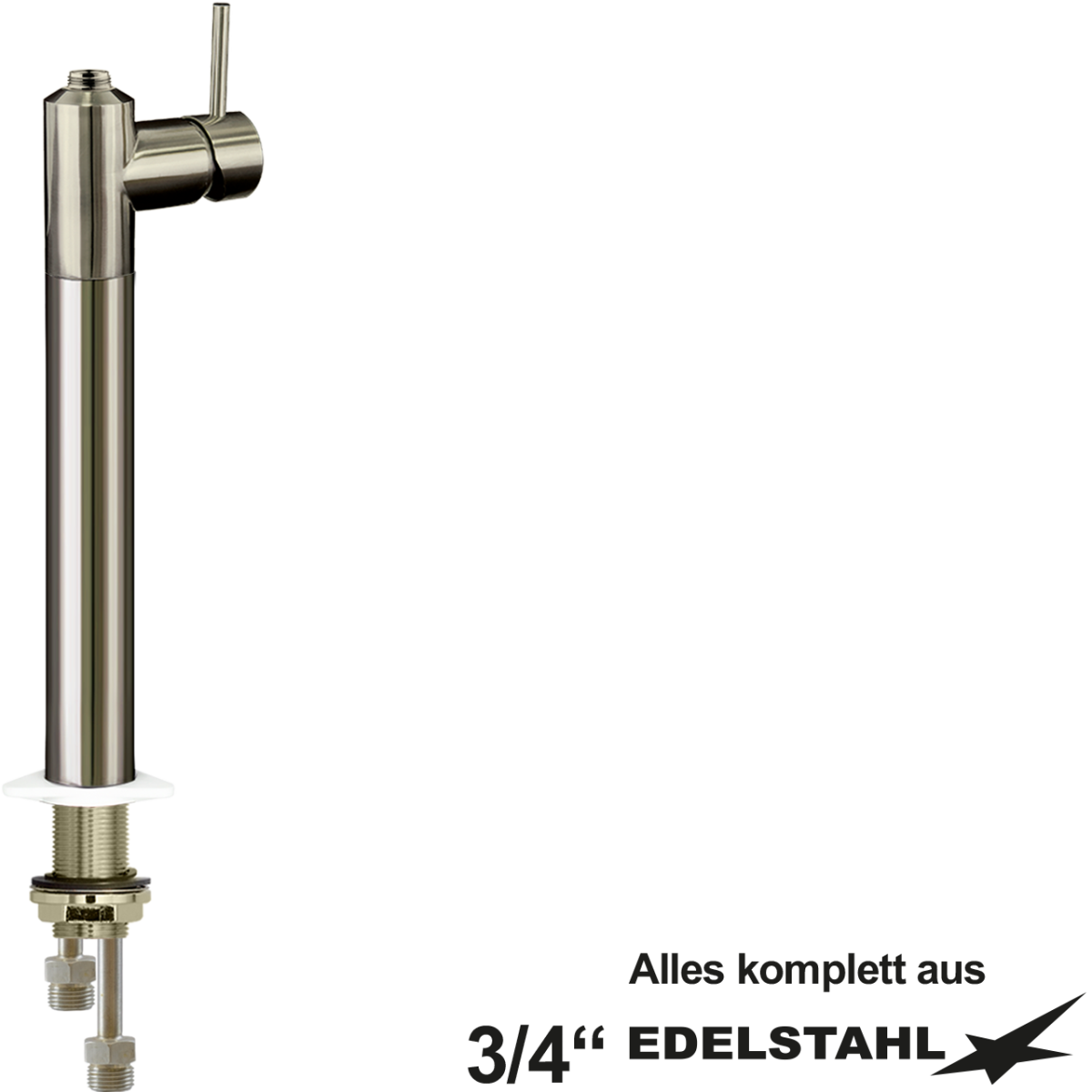 300er-Säulen-ELB-Körper 1 1/4" Stutzen 3/4" VA