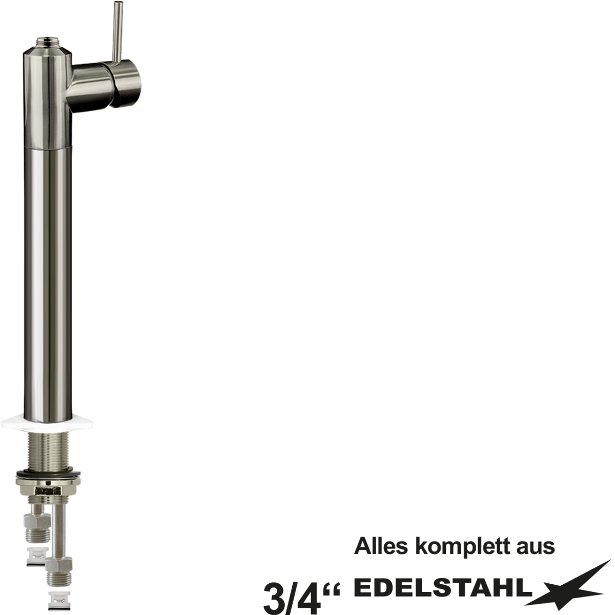 300er-Säulen-ELB-Körper 1" Stutzen 1/2" VA