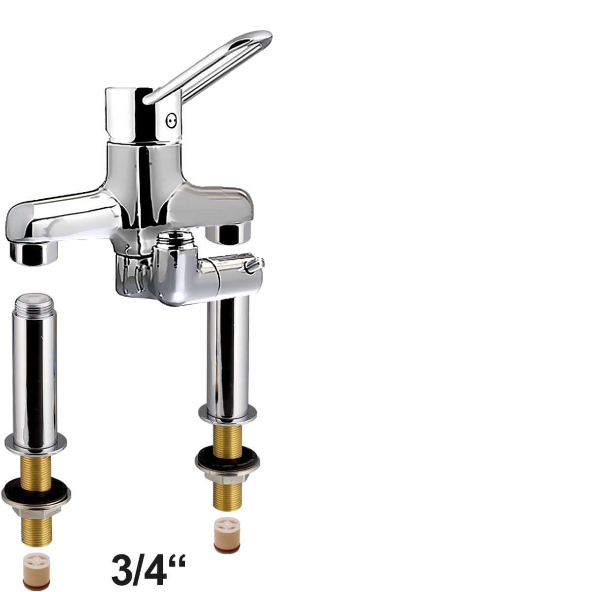 topSet Standbatterie für Brauseschlauch 3/4"