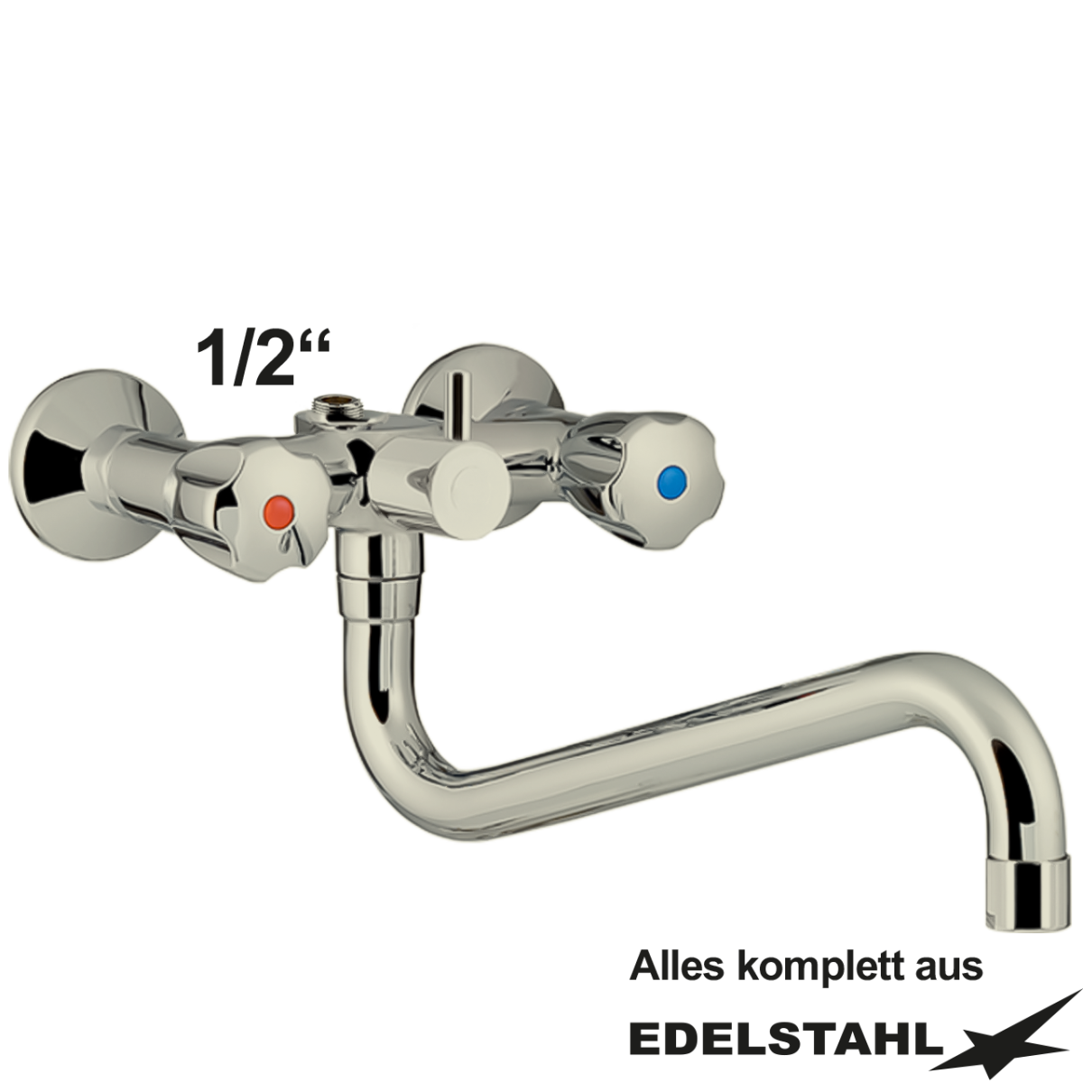 vaxia Wandbatterie 1/2" Abgang 1/2" AG