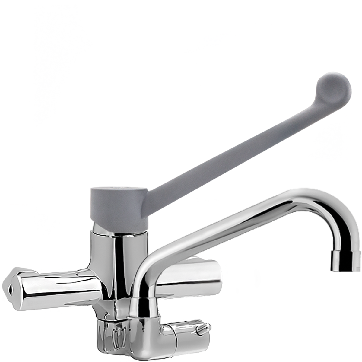 maxum Wandbatteriekörper 1/2" mit Auslauf