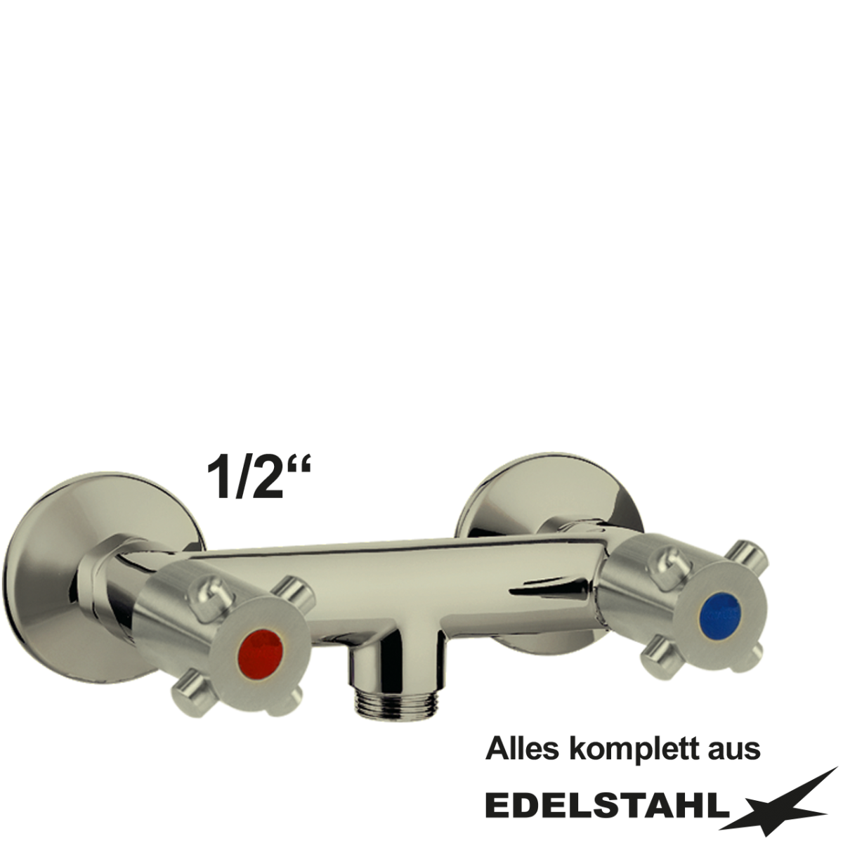 classic Wandbatterie-Körper V2A 1/2"