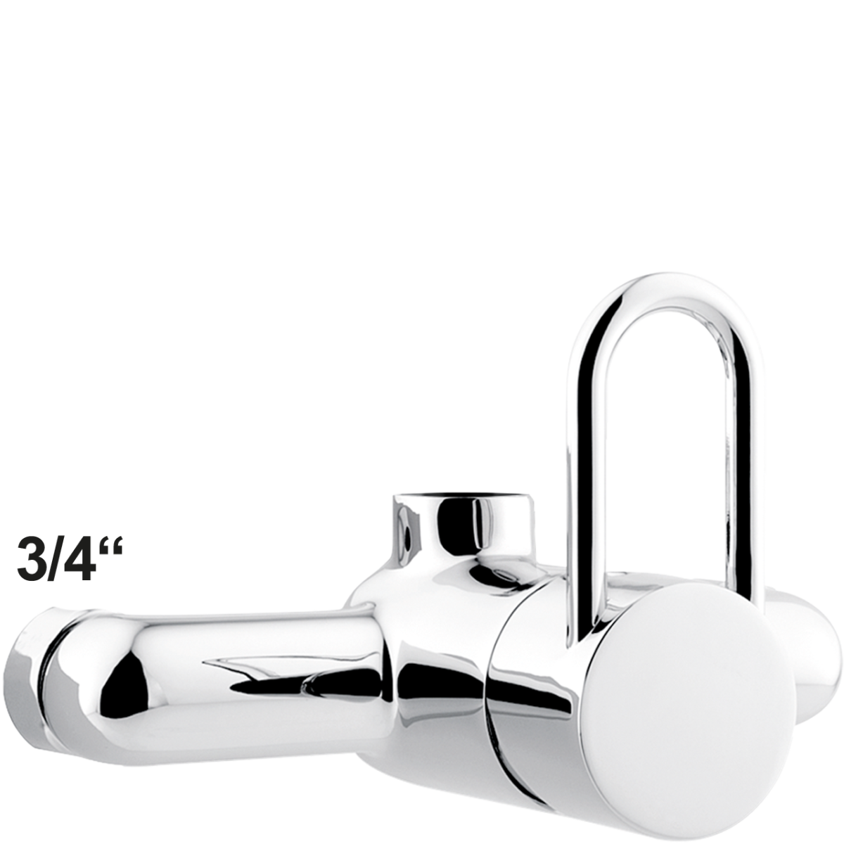Wandbatterie-Körper 3/4" ÜM x 3/4" Abgang gesteckt