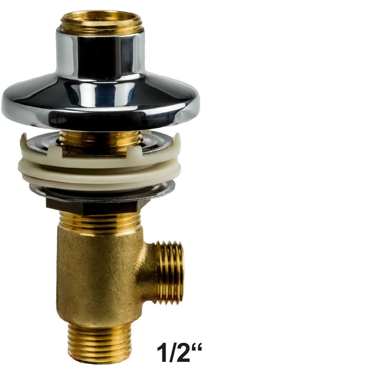 Geräteventil 1/2" chrom ohne Oberteil