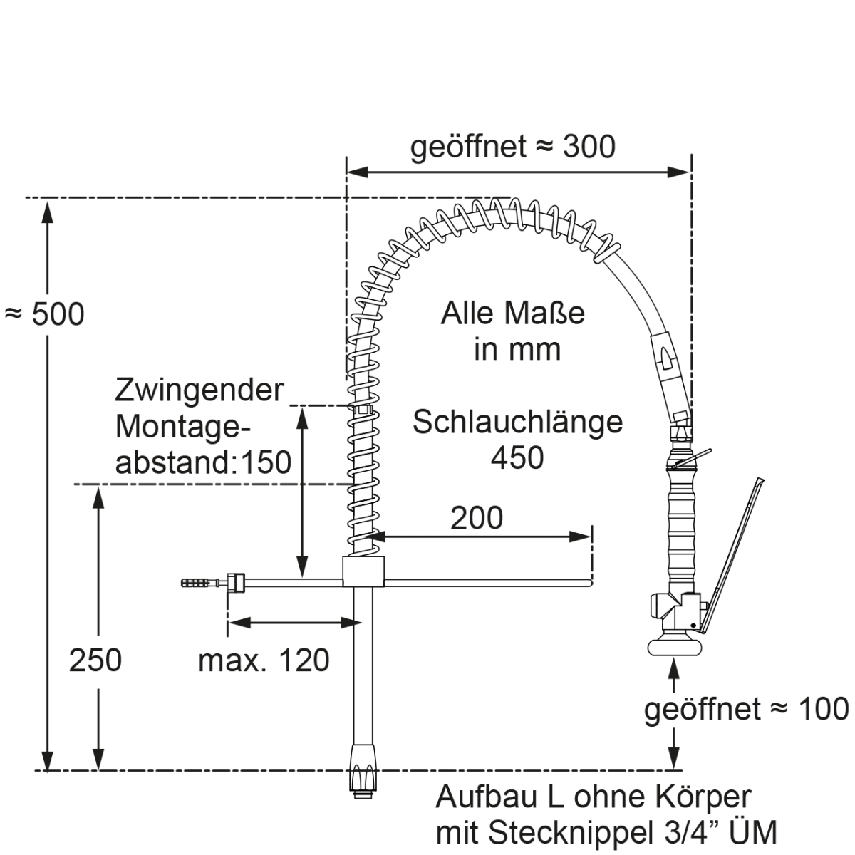maxum Handspülbrause 1/2" – Bild 3