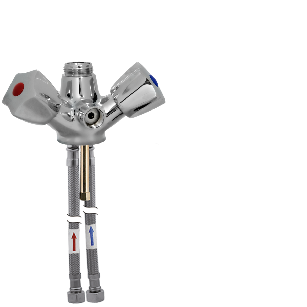 Einlochbatterie zu Thekenarmatur