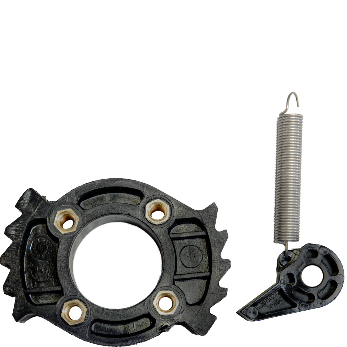 Rastverzahnung zu PowerReel mit VA-Feder 1.4310 und Seegerring