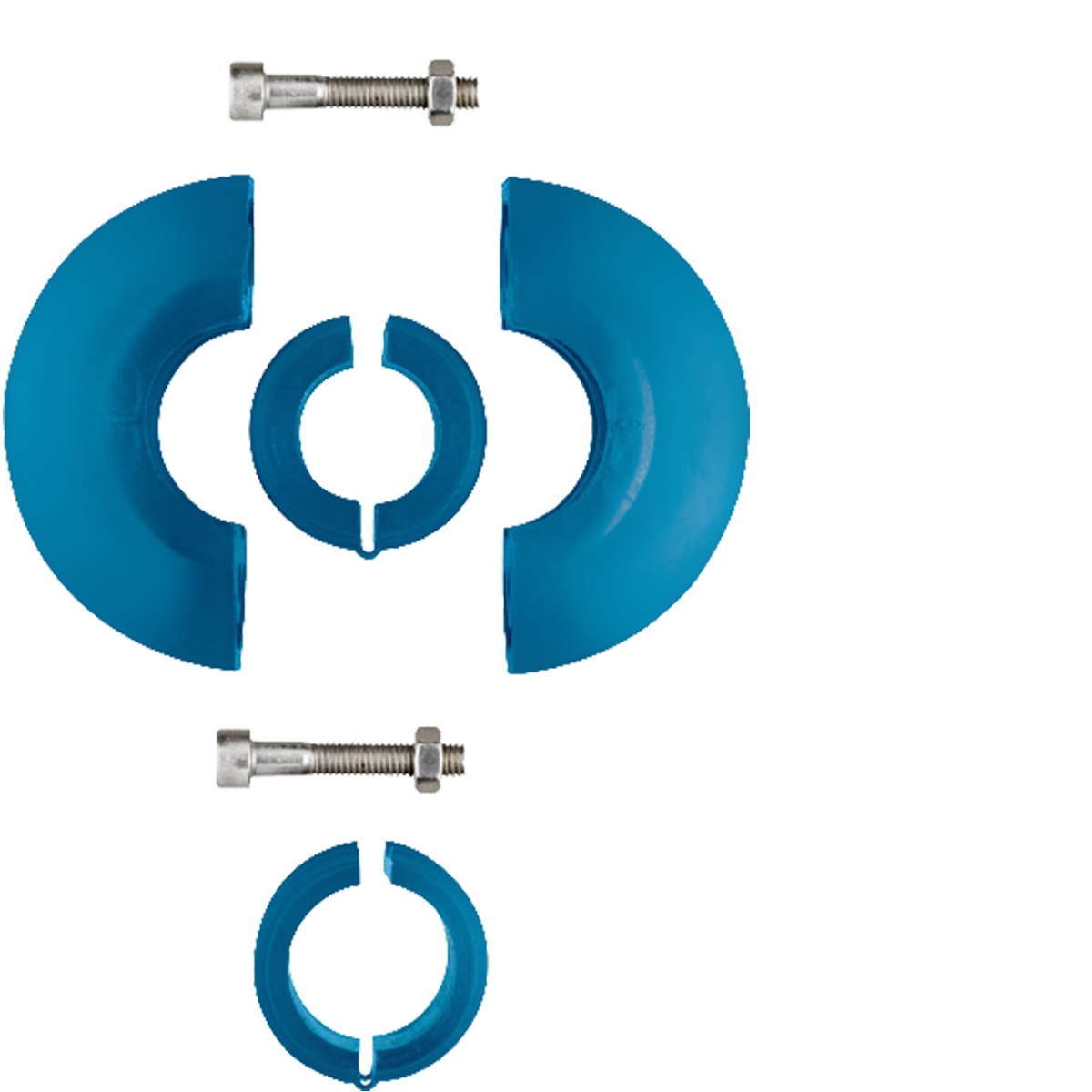 Aufrollstopper Kunstoff-Blau für PowerReel-Schläuche Ø16-33 mm