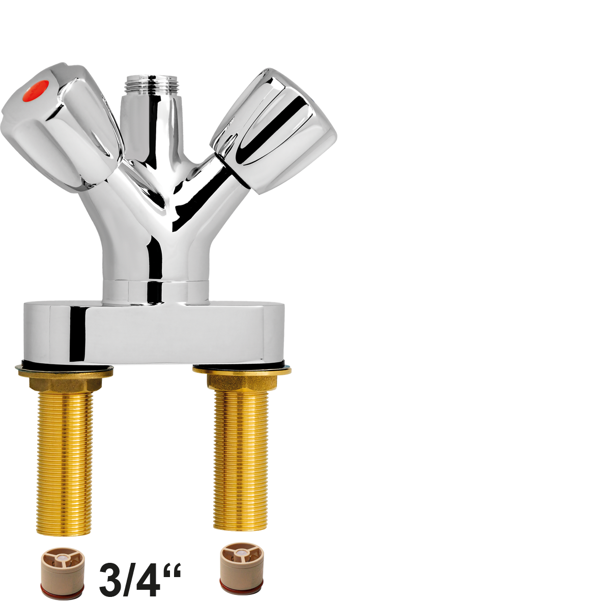 chief Blockbatteriekörper geschraubt 3/4" mit RV