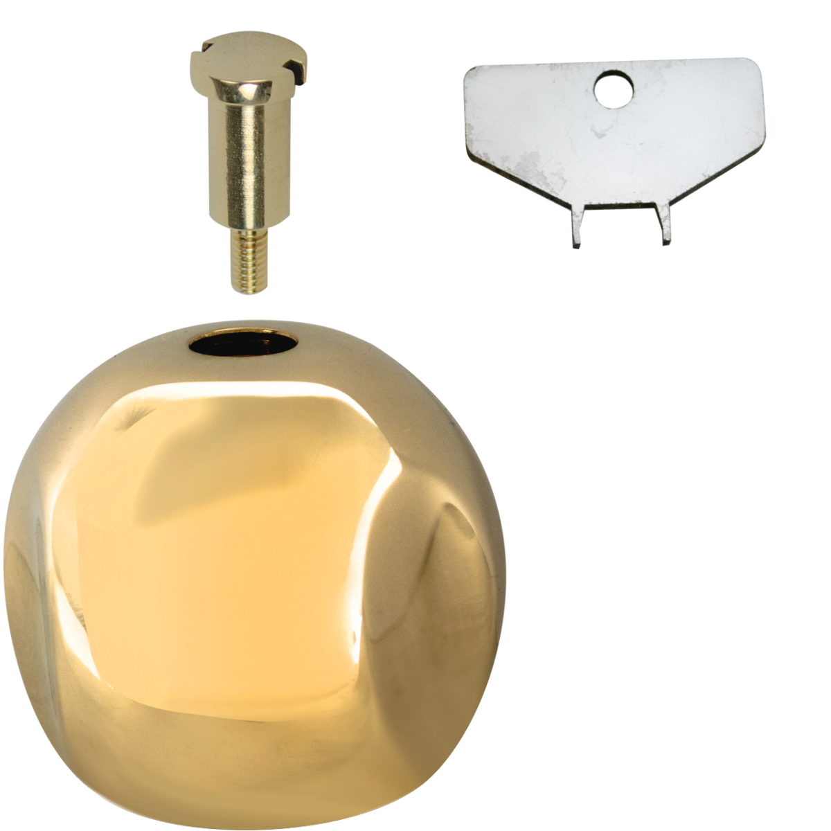 Gartenventilgriff mit Schraube