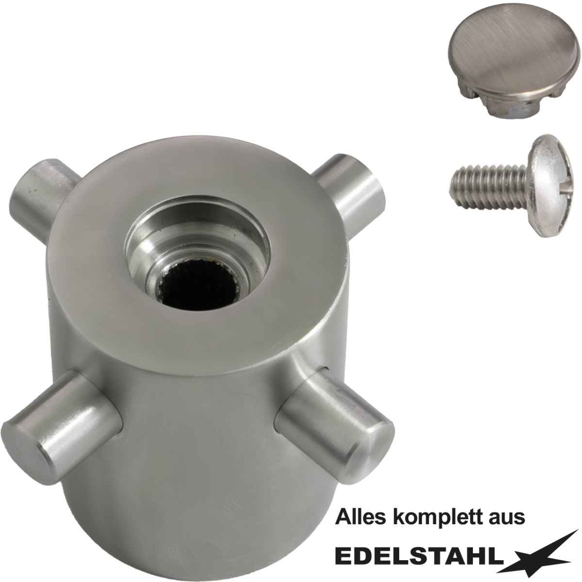 Zuschalthebel 1/2" mit Schraube VA zu X36.199..w2
