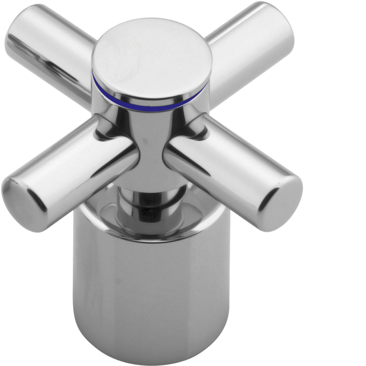 fly Flügelgriff Messing verchromt