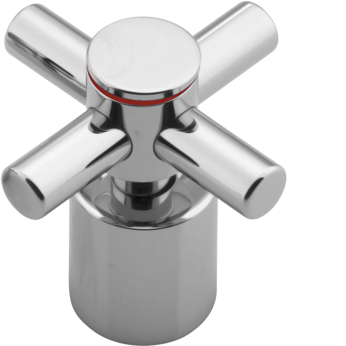 fly Flügelgriff Messing verchromt