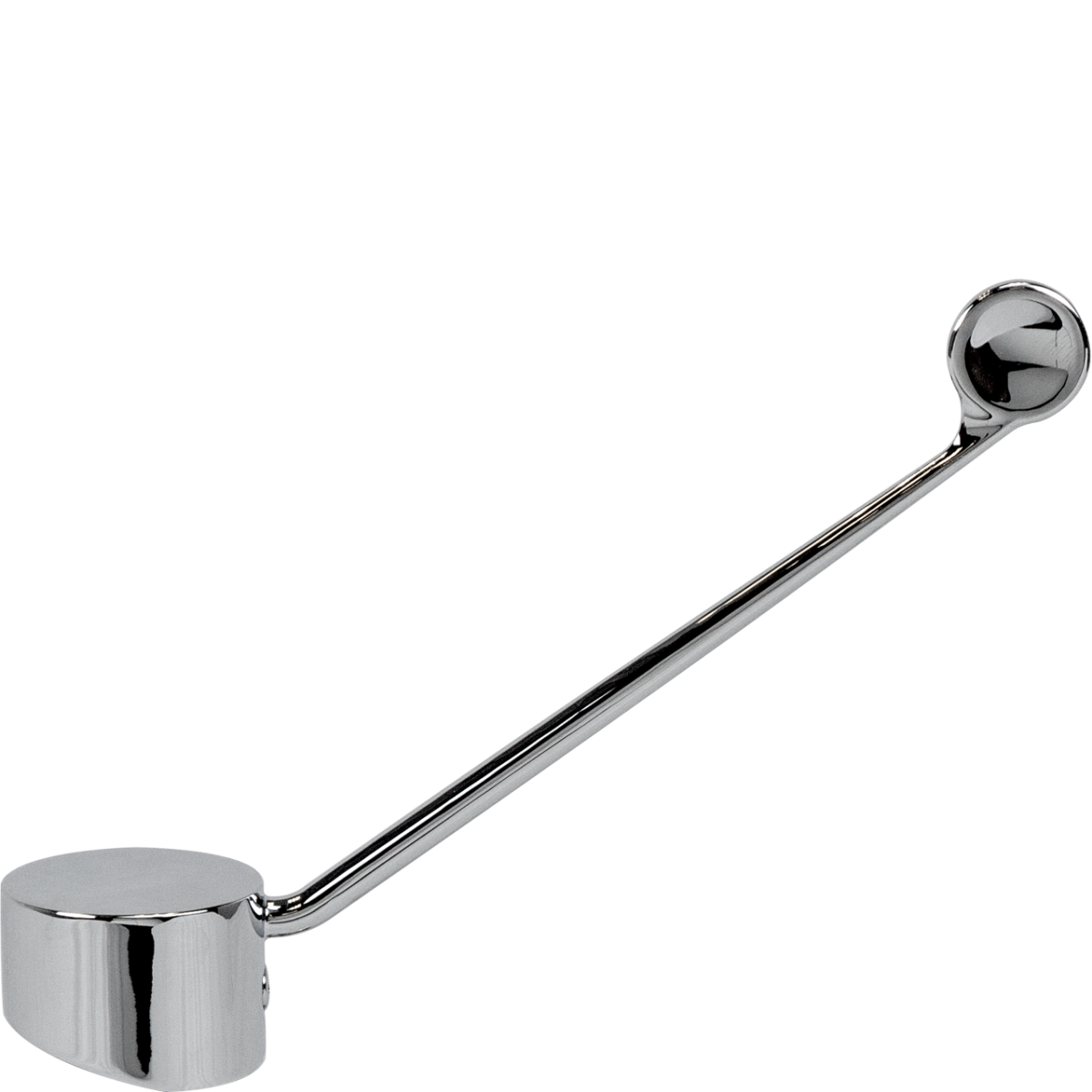 Kochlöffelhebel 30° ZAMAK verchromt zu Kartusche Ø 40 mm