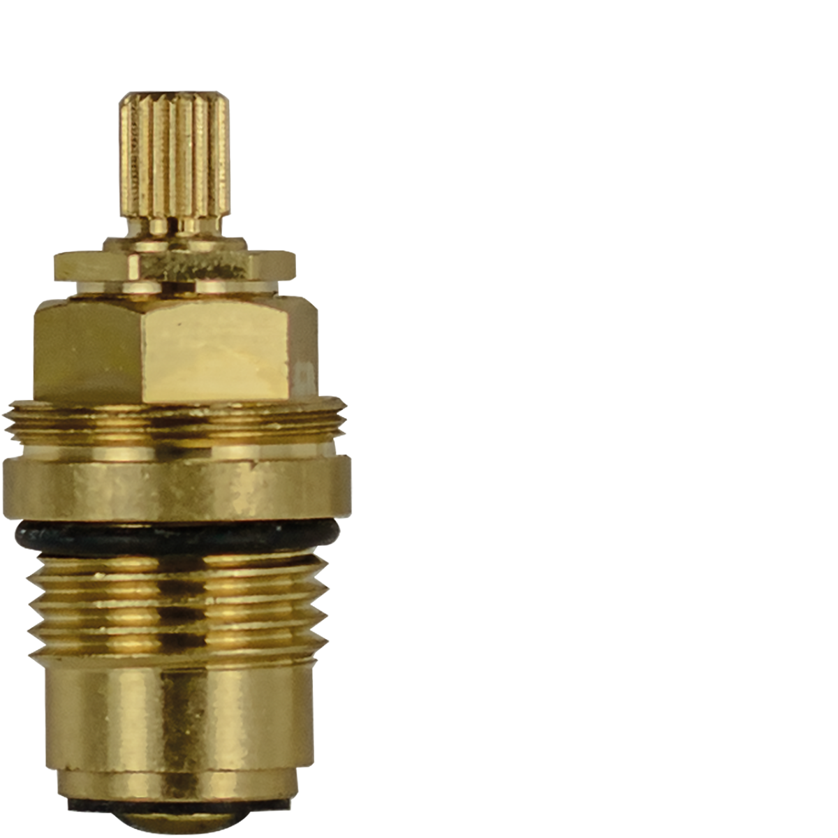 Sanitär-Oberteil 1/2" Sitztiefe 22 mm schnellsteigend warm zu Armaturen