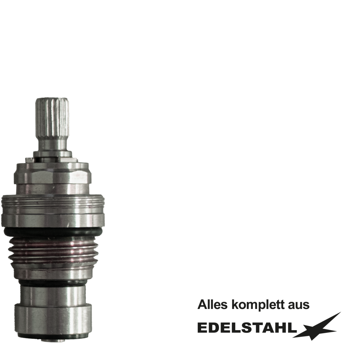 Fettkammer-Oberteil 3/8" mit kurzer Spindel VA