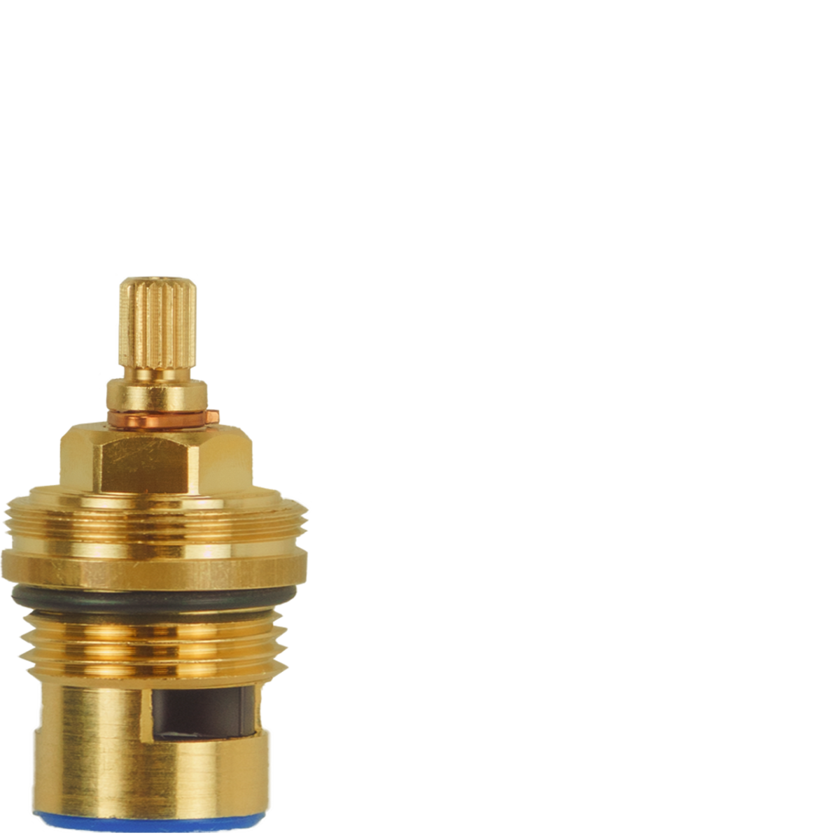 Keramik-Oberteil 3/4" 90° mit kurzer Spindel